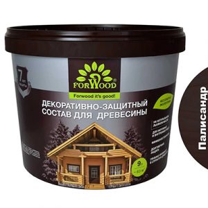 Антисептик для дерева ВДПФ-1601 FORWOOD палисандр 9л — изображение 1