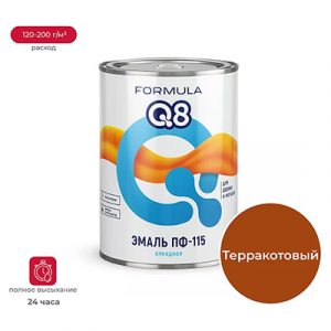 Эмаль ПФ-115 Formula Q8 терракотовая 1,8кг — изображение 1